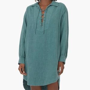 Xirena Daimen lace up tunic dress